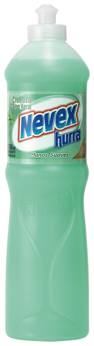DETERGENTE LAVAVAJILLA NEVEX HURRA CREMOSO 750 ML ALOE VERA 