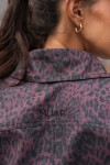 CAMPERA BRUNA MAROON WASHED DENIM CAMPERA BRUNA MAROON WASHED DENIM