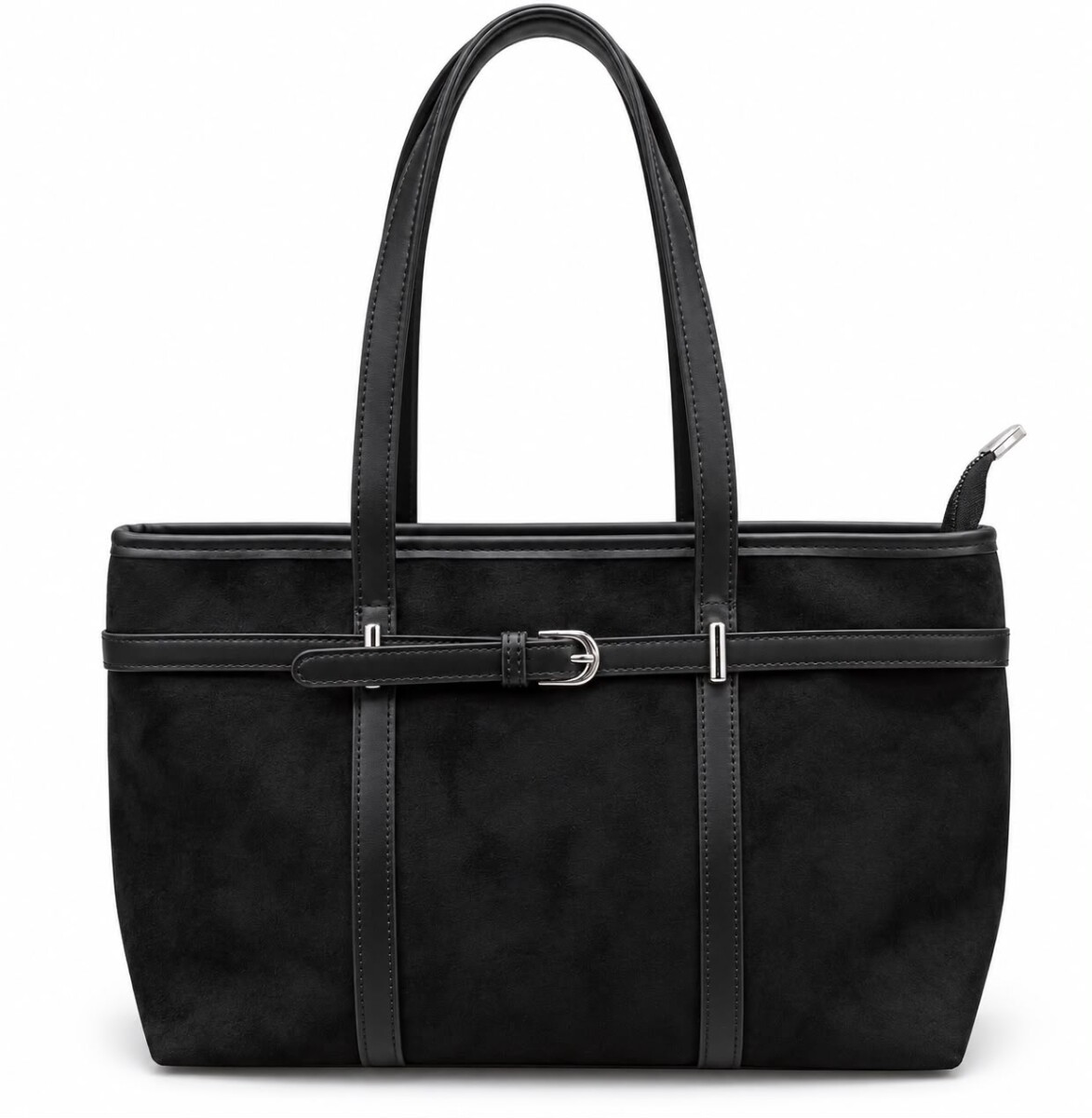 Cartera-Gamuza - Cartera-Gamuza-Negra 