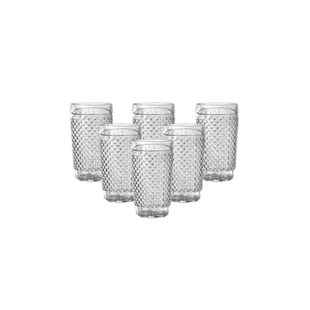 SET DE 6 VASOS "BARROCO" 