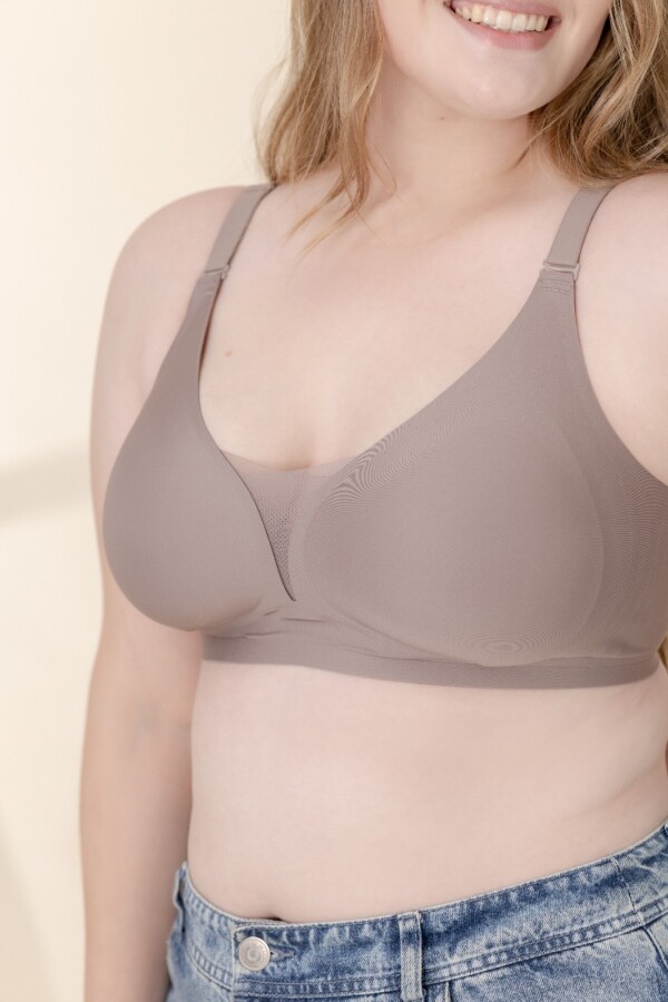 Top sin Costura. Marrón