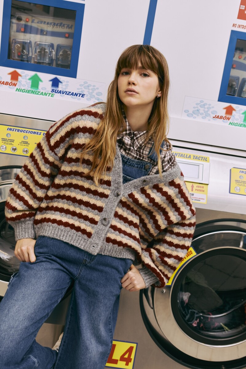 CARDIGAN GAMA Gris