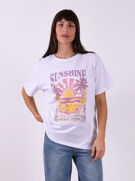 REMERA SUNSHINE MOD BLANCO