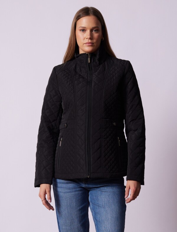 Campera Capitoneada NEGRO