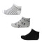 Medias de Mujer Miss Carol trainer Gris - Negro - Blanco