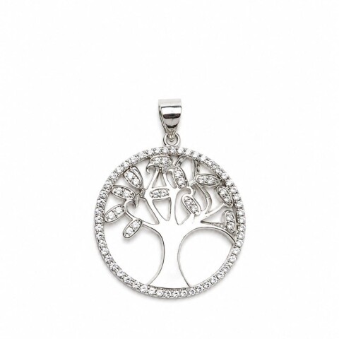 Colgante con árbol de la vida y zirconias Colgante con árbol de la vida y zirconias