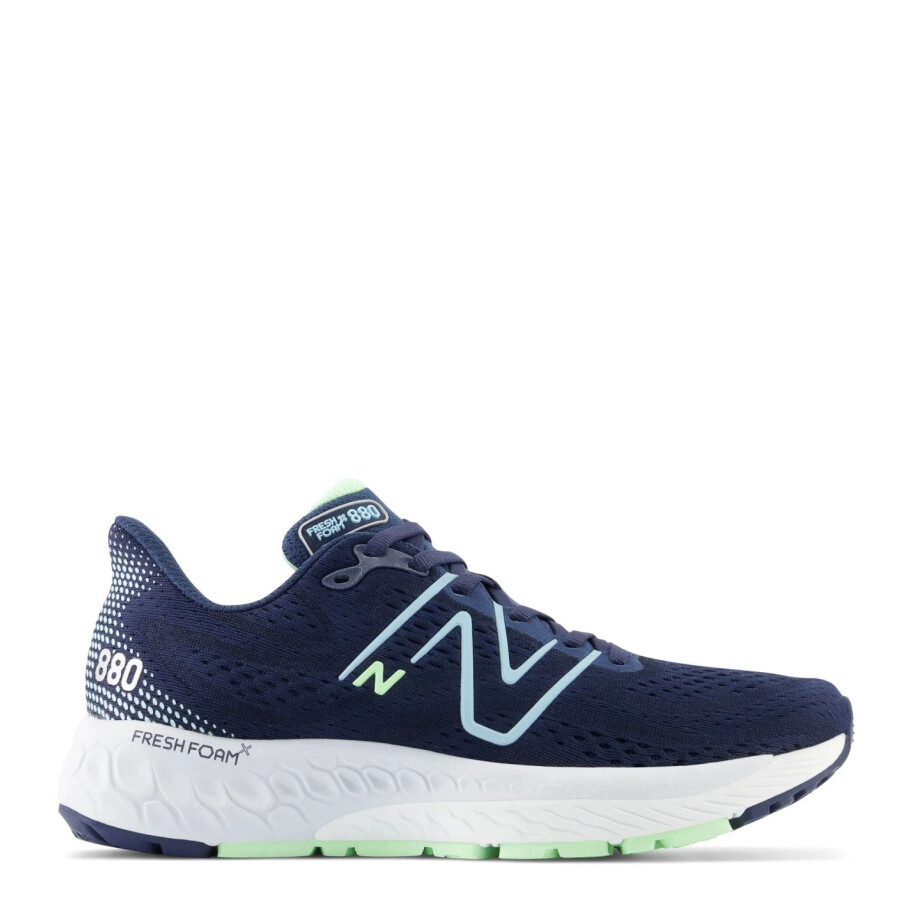 Championes de Mujer New Balance Running Course Azul Marino - Celeste