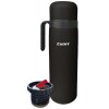 Termo de Acero Inoxidable Cuori Tero 1 Litro Negro
