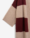 Ponchos Poncho Tejido Rayado - Combinacion Multicolor
