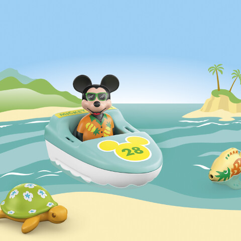 El Paseo en Barco de Mickey Playmobil Jr 4 Piezas U