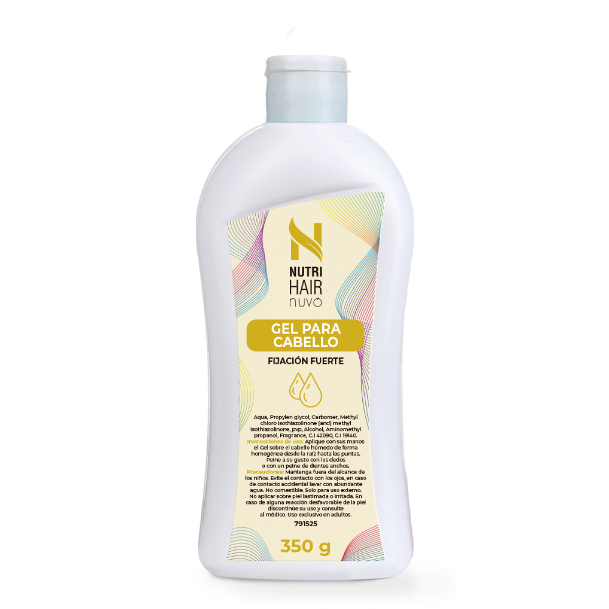 GEL CAPILAR NUTRI HAIR 350G - FUERTE 