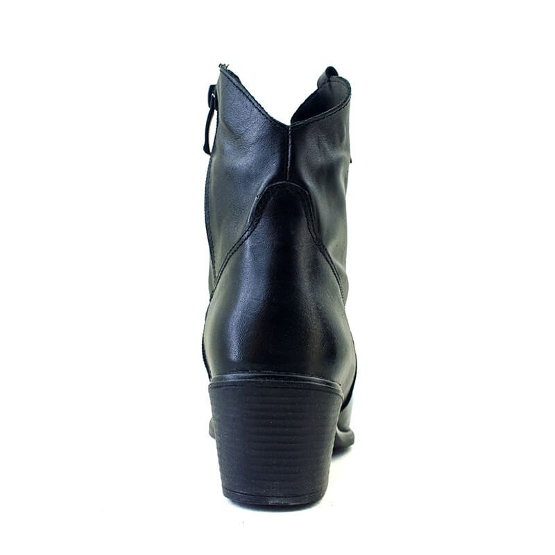 Botas Country Western Taco Bajo de Mujer - C2011 Negro