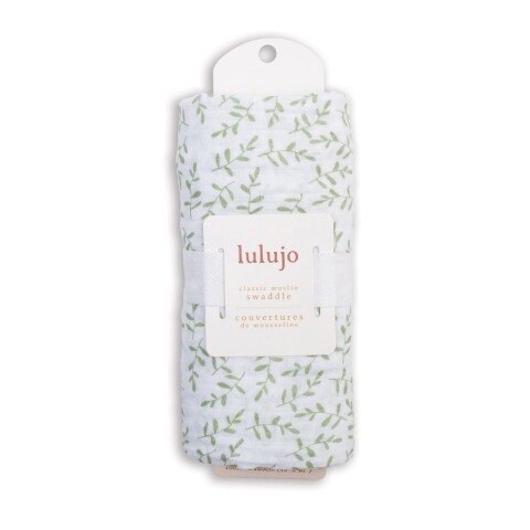 LJ4 Manta Muselina Lulujo 100x100 Greenery Lulujo