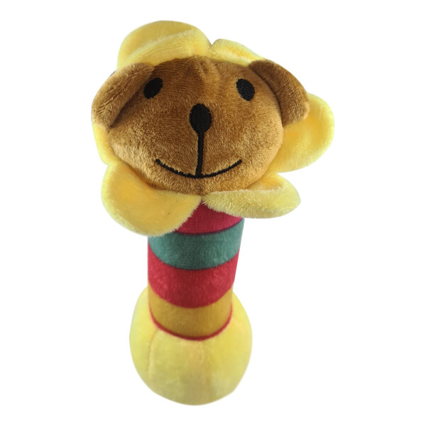 Juguete Perro Peluche Resistente Sonido Chifle Resiste Ansie Variante Flor