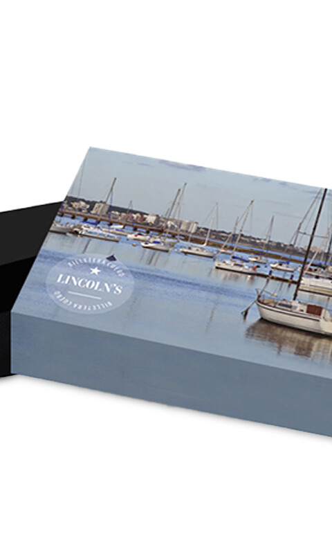 BILLETERA DE CUERO PLATÓN NEGRO