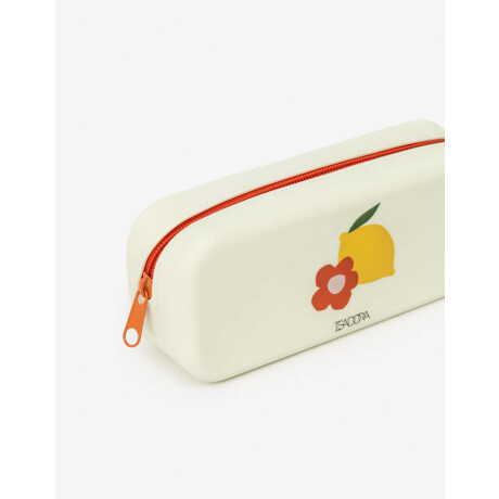 Cartuchera De Silicona Estampada Combinacion Multicolor