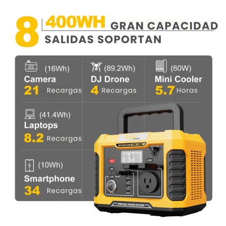 Acumulador portátil de energía Advance 500 Acumulador portátil de energía Advance 500