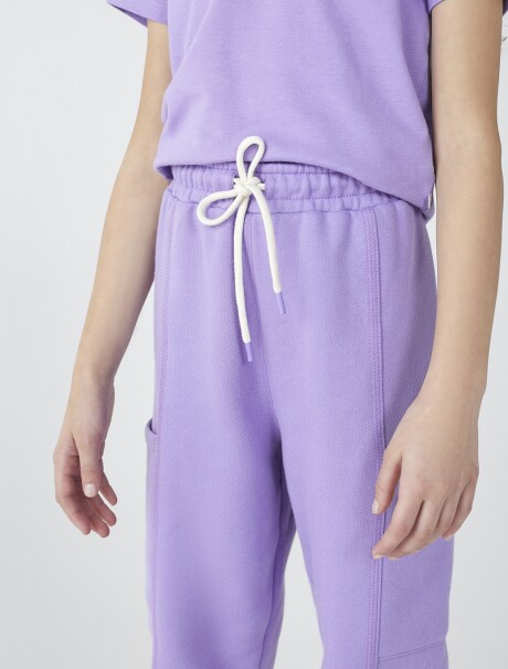 PANTALÓN BABUCHA CON BOLSILLOS VIOLETA