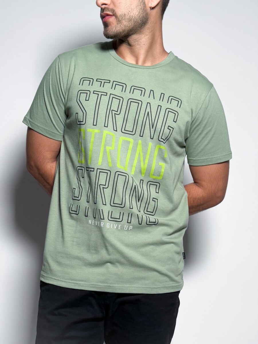 Remera estampada Ilian - Verde 