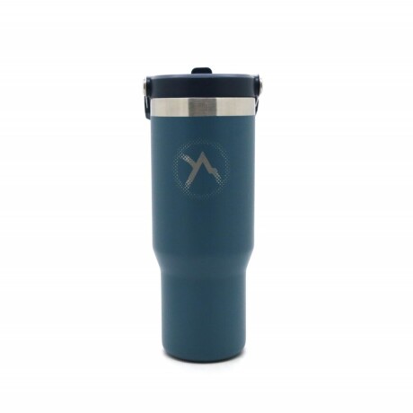 Vaso Térmico Discovery Con Pico Y Sorbete AZUL
