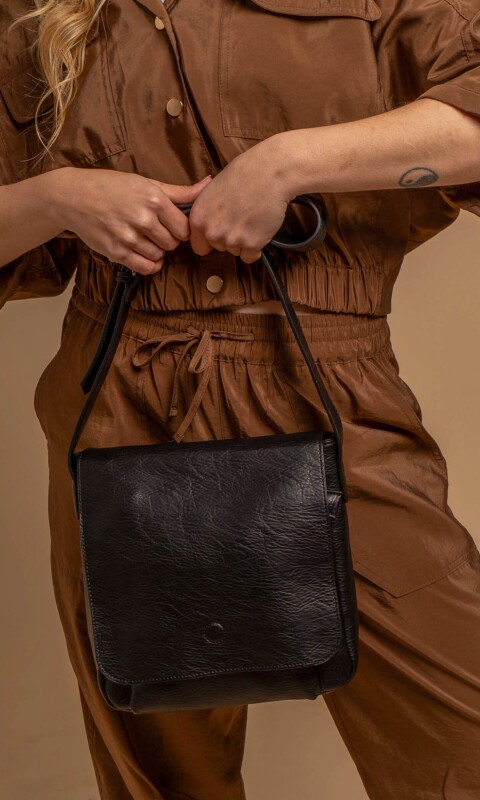 BANDOLERA MORRAL MARGARITA NEGRO