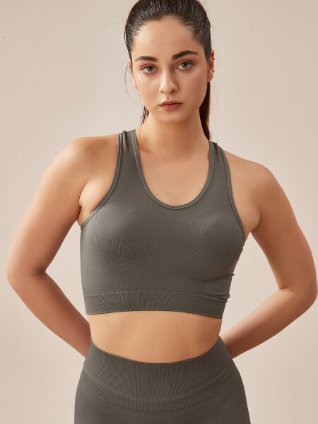 TOP XIMINA GRIS OSCURO