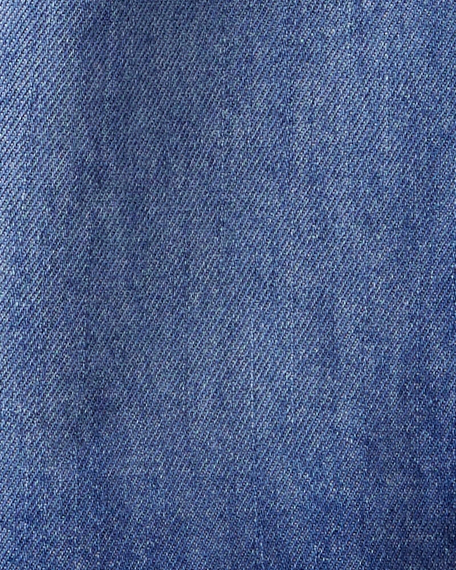 Vestido jean con botones Sin color