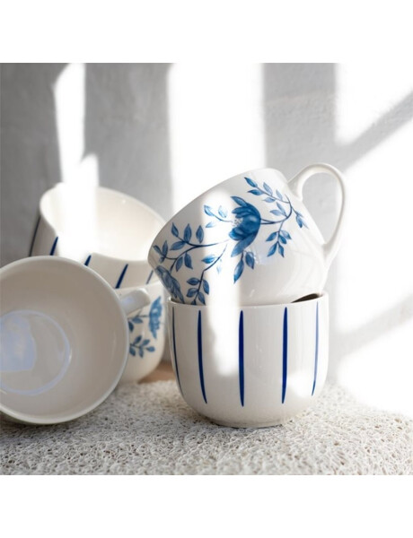 MUG 390ML FLORES AZUL MUG 390ML FLORES AZUL