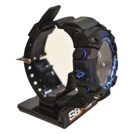 Reloj Deportivo de Pulsera con Pantalla Luz Led para Hombre Azul