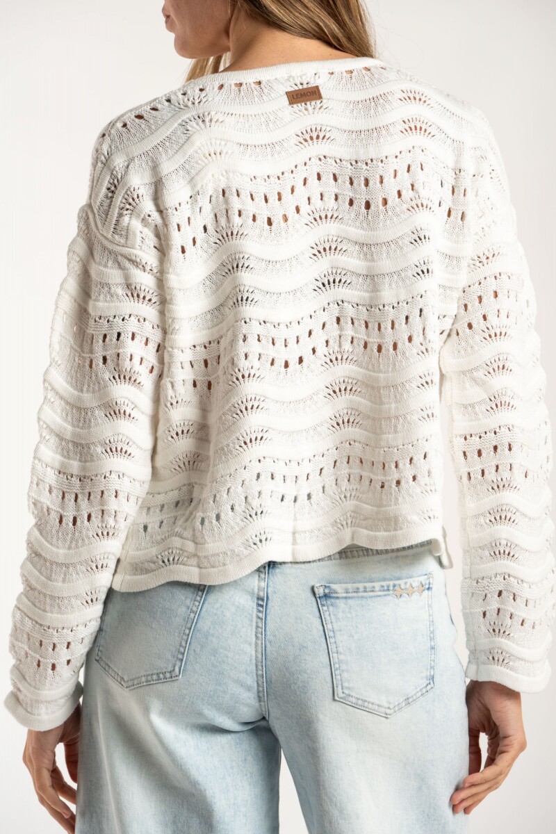 Sweater Textura Nacar