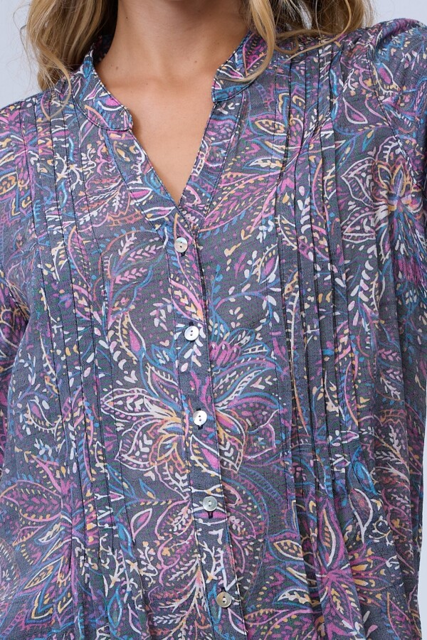 Camisa Print GRIS/MULTI