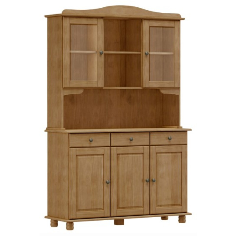 Vitrina Rubí – 5 Puertas y 3 Cajones Puertas Color Freijo Vitrina Rubí – 5 Puertas y 3 Cajones Puertas Color Freijo