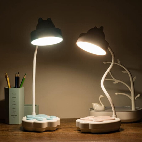 Lámpara veladora de escritorio gatito Celeste