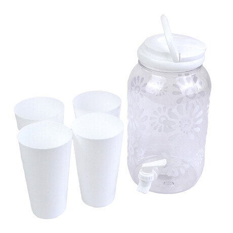 DISPENSADOR PLASTICO C/CANILLA DISPENSADOR PLASTICO C/CANILLA