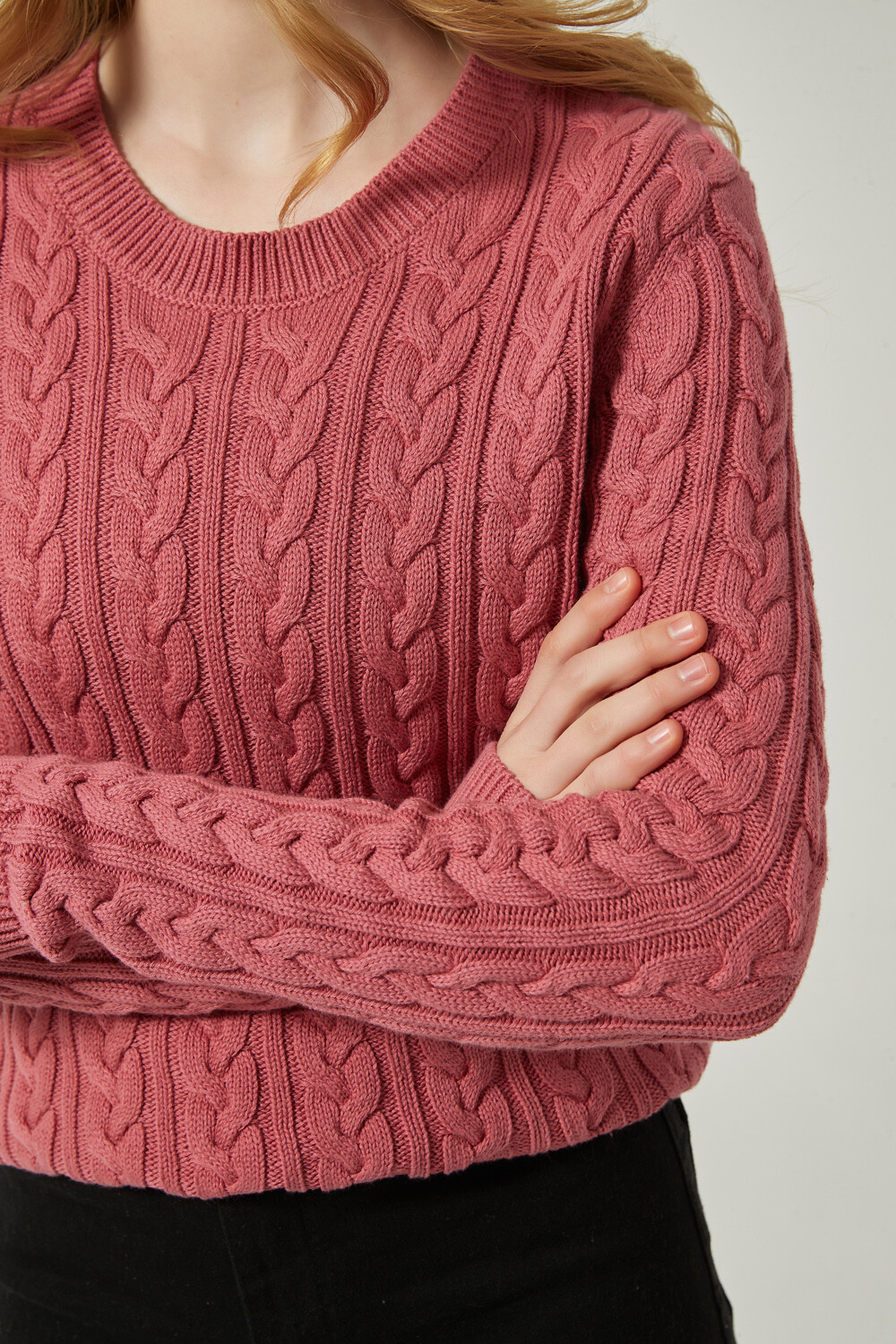 Sweater Teogonorio Rosa Oscuro
