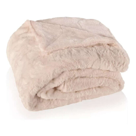 Frazada Reversible Polar Sherpa 2 Plazas 180x200 Crudo