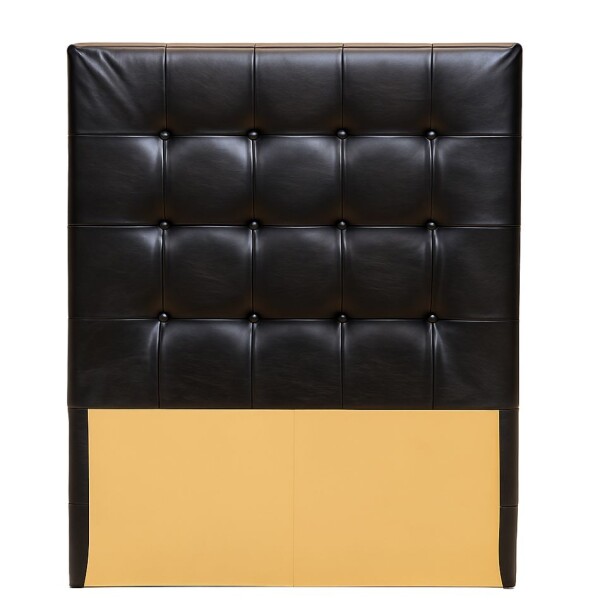 RESPALDO 1 PLAZA ( 0.90 MTS) - TAPIZADO EN PVC NEGRO RESPALDO 1 PLAZA ( 0.90 MTS) - TAPIZADO EN PVC NEGRO
