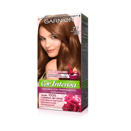 COLORACION NUTRISSE COR INTENSE 77 CASTAÑO CARAMELO COLORACION NUTRISSE COR INTENSE 77 CASTAÑO CARAMELO