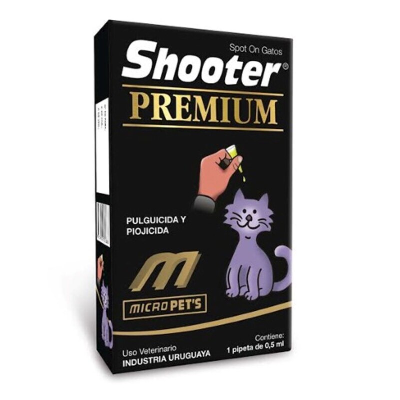 PIPETA SHOOTER PREMIUM GATO 0.5 ML PIPETA SHOOTER PREMIUM GATO 0.5 ML