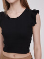 Remera Cetine Negro