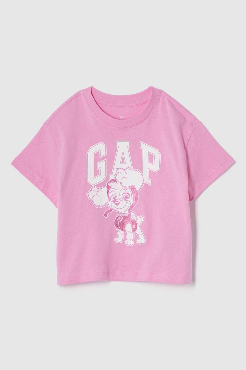 Remera Paw Patrol Toddler Niña May Pink