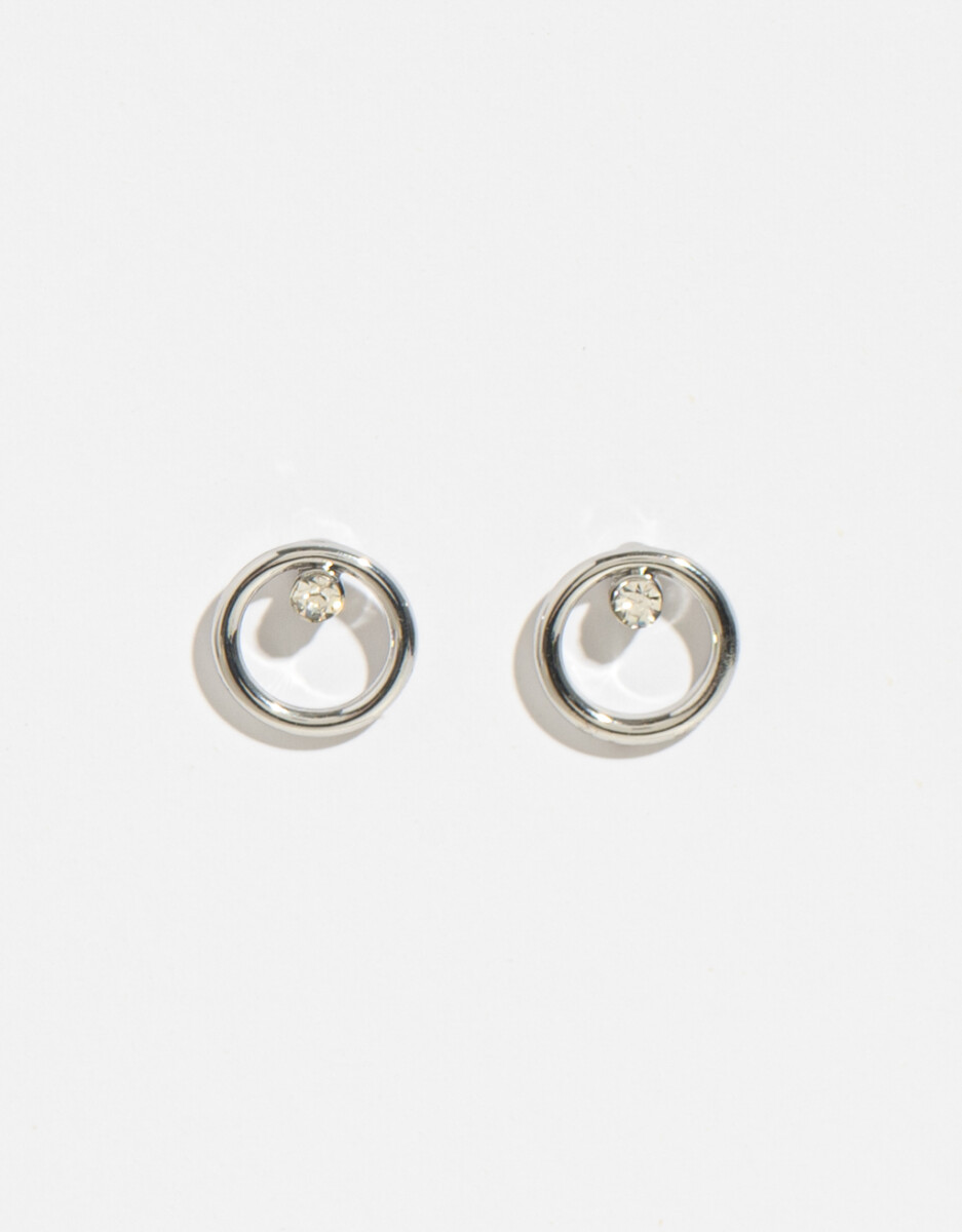 Aros Pasantes Con Strass 