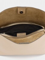 Bolso De Hombro Liso crudo