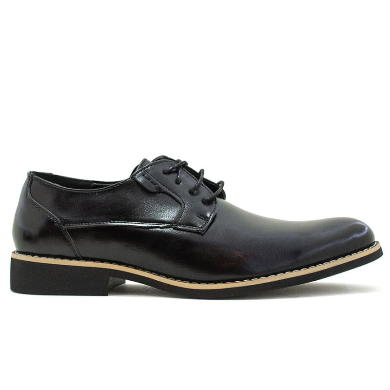 Zapatos Starsax Acordonado de Hombre - FD06M Negro