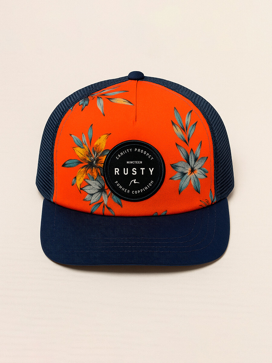 GORRO VISERA RENZO BOY RUSTY - Rojo 