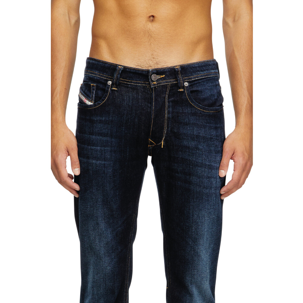 Jeans Urbano Para Hombre Regular Jeans - 1985 Larkee Azul Marino