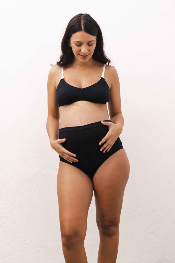Bombacha Maternal Rita [MB3] Negro