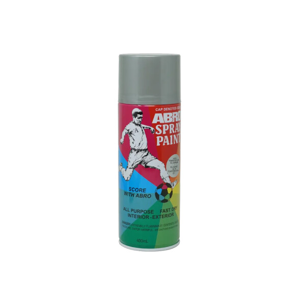 Esmalte color aluminio alta temperatura de 400ml ABR450