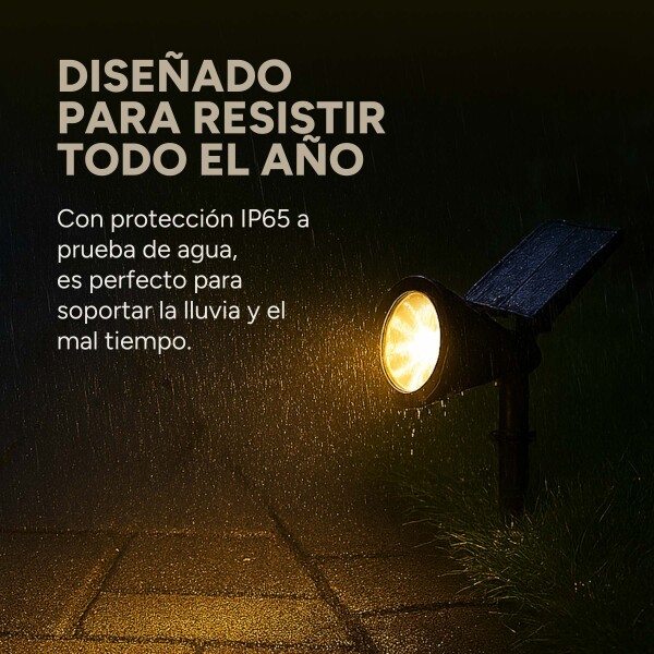 Foco Estaca Amurable x6 Luz Led Solar RGB Colores Jardin Foco Estaca Amurable x6 Luz Led Solar RGB Colores Jardin