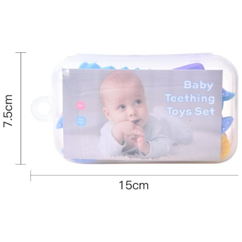 Set de 4 mordillos silicona con forma de herramientas Set de 4 mordillos silicona con forma de herramientas